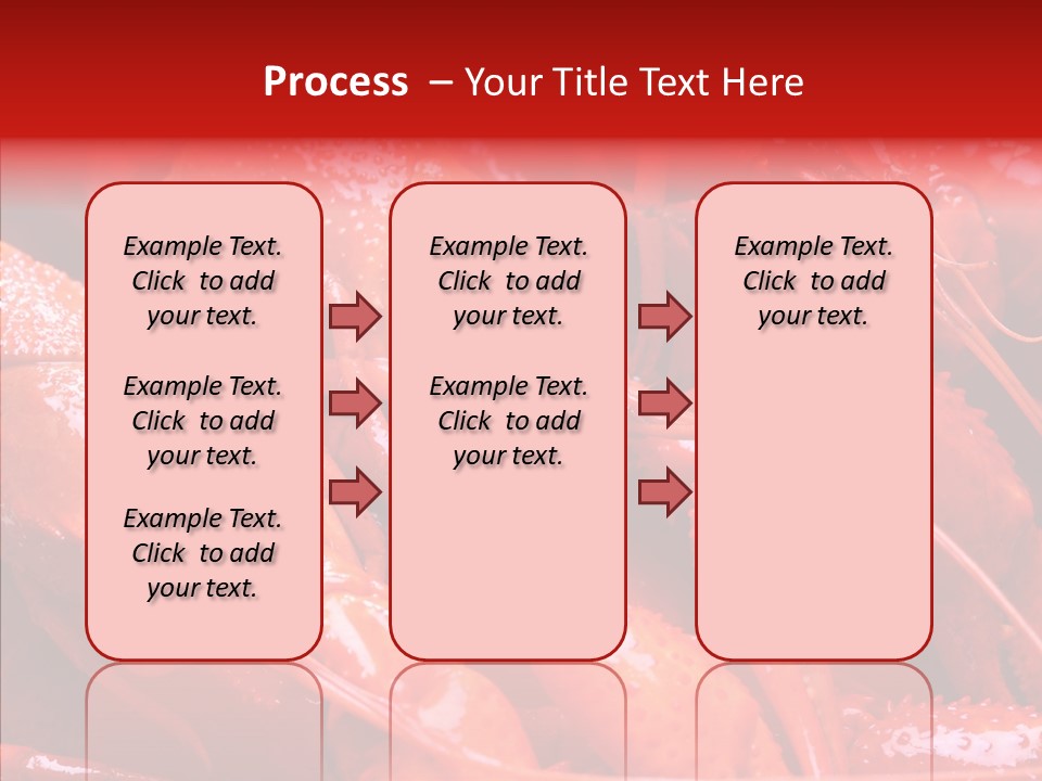 Color Seafood Gourmet PowerPoint Template