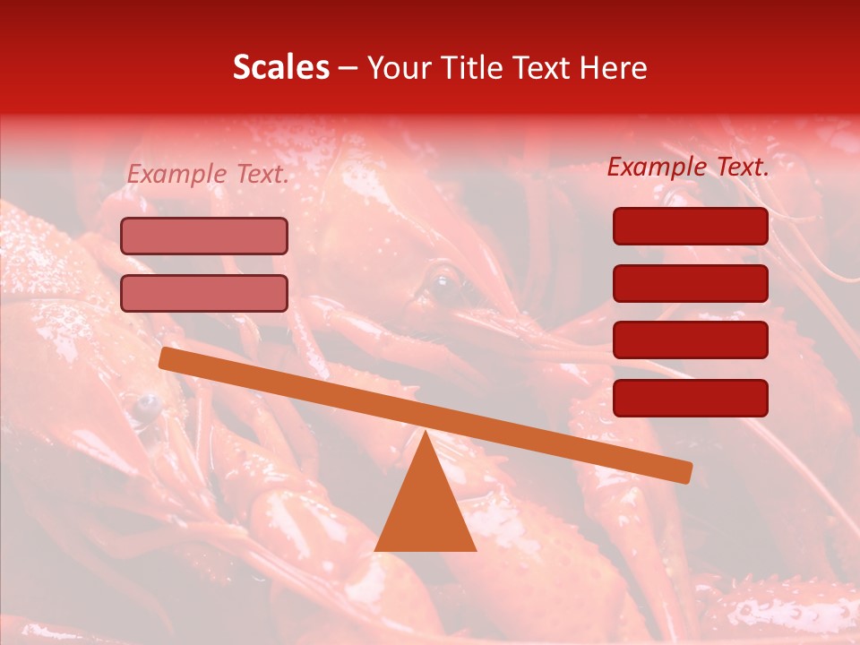 Color Seafood Gourmet PowerPoint Template