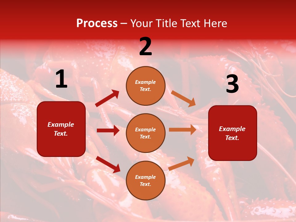 Color Seafood Gourmet PowerPoint Template