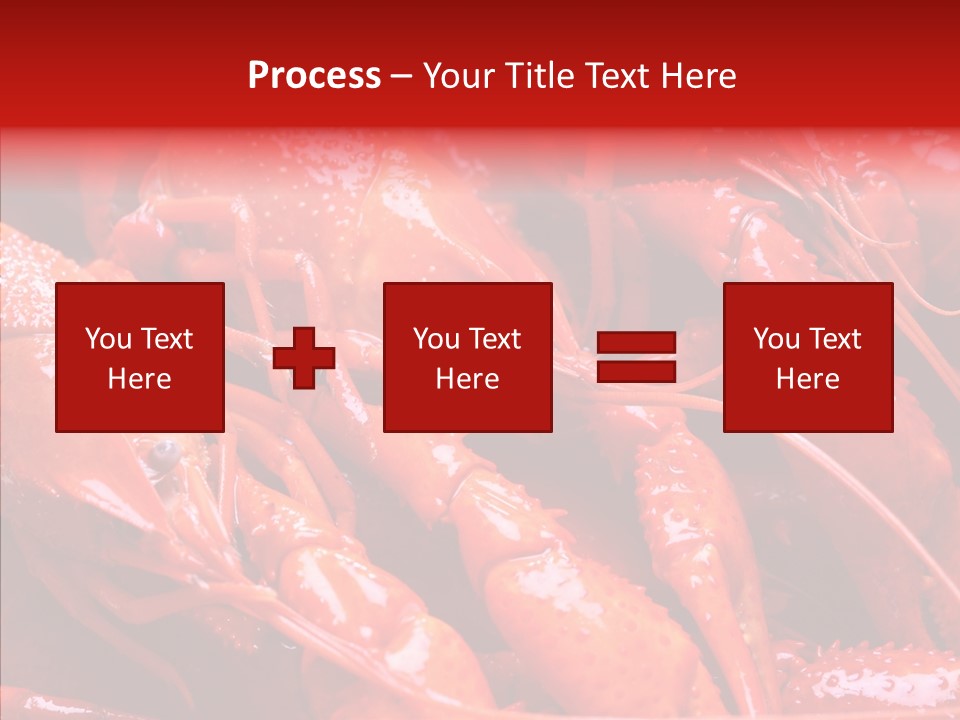 Color Seafood Gourmet PowerPoint Template
