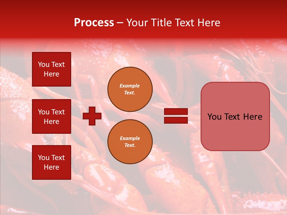 Color Seafood Gourmet PowerPoint Template