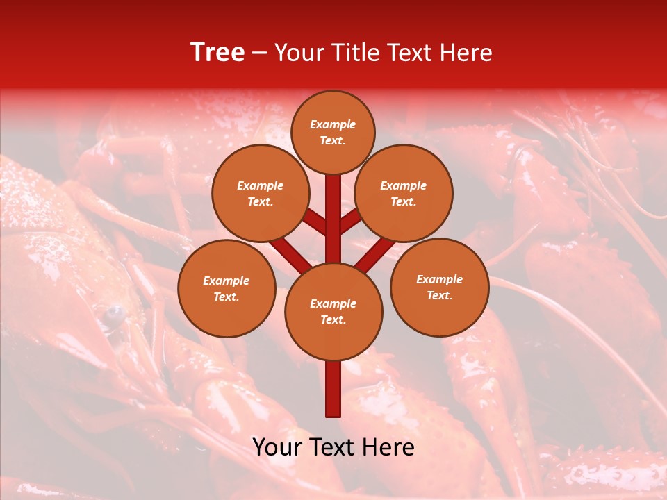 Color Seafood Gourmet PowerPoint Template