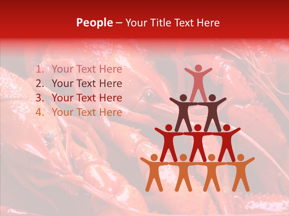 Color Seafood Gourmet PowerPoint Template