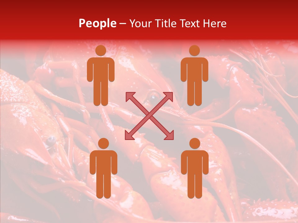 Color Seafood Gourmet PowerPoint Template