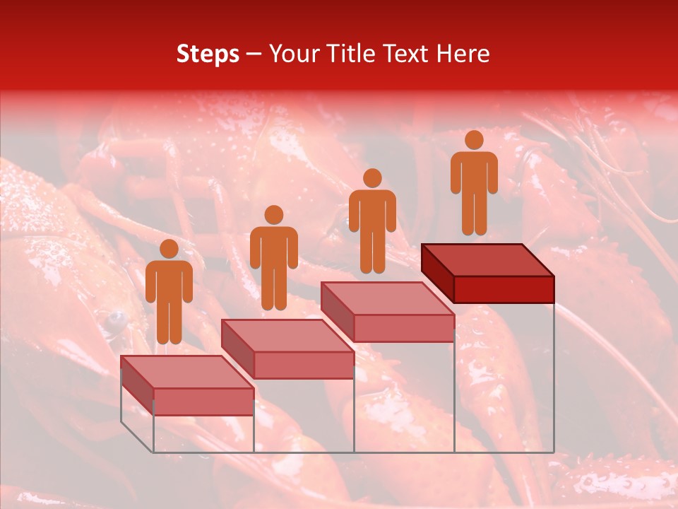 Color Seafood Gourmet PowerPoint Template