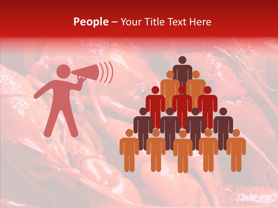 Color Seafood Gourmet PowerPoint Template