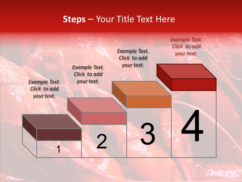 Color Seafood Gourmet PowerPoint Template