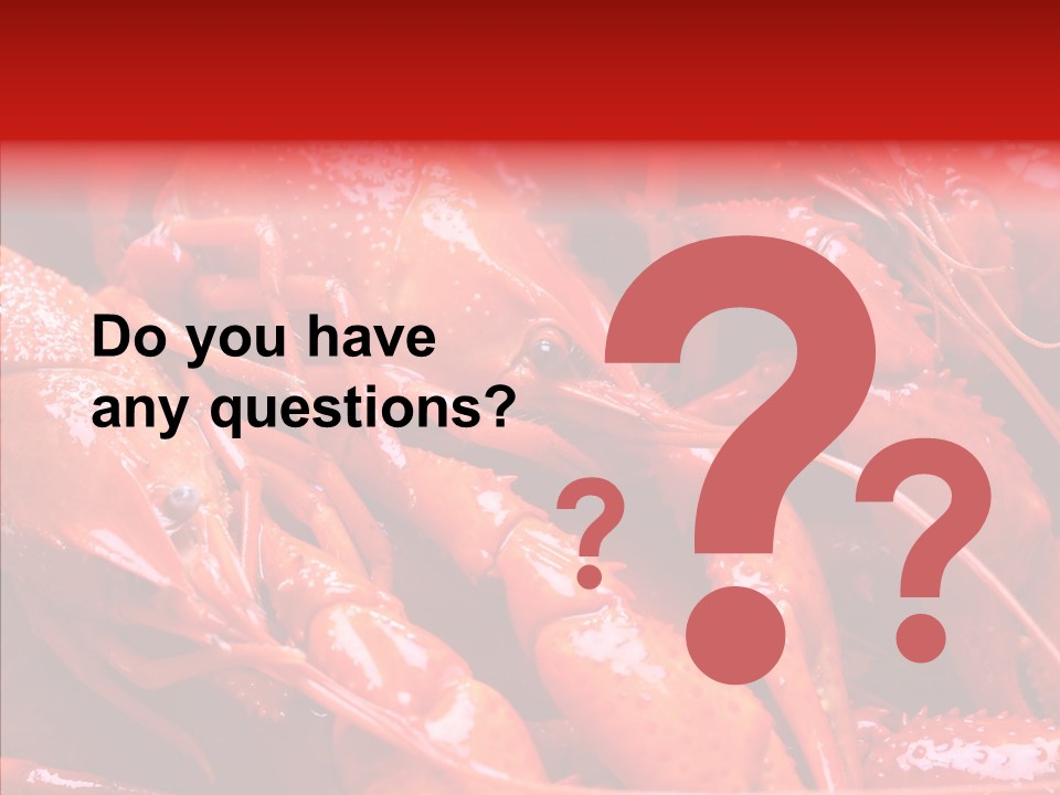 Color Seafood Gourmet PowerPoint Template