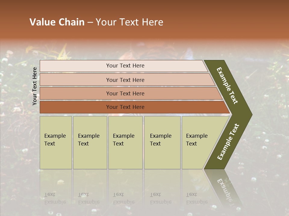Cat Lying Watchful PowerPoint Template
