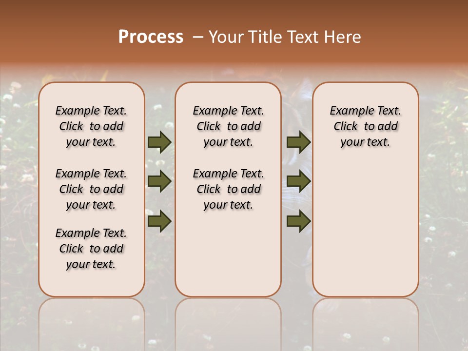 Cat Lying Watchful PowerPoint Template