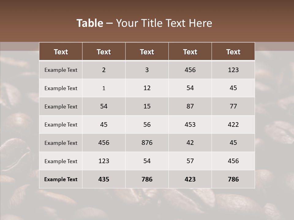 Figure Conference Board PowerPoint Template