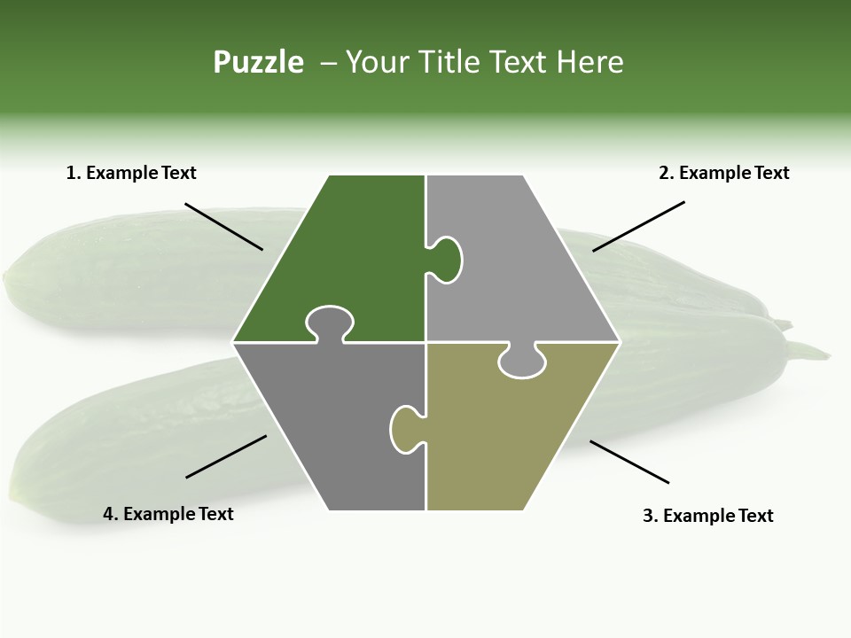 Reflecting Food Part PowerPoint Template