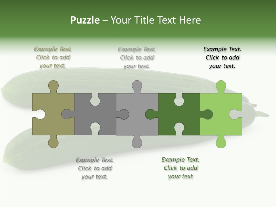 Reflecting Food Part PowerPoint Template