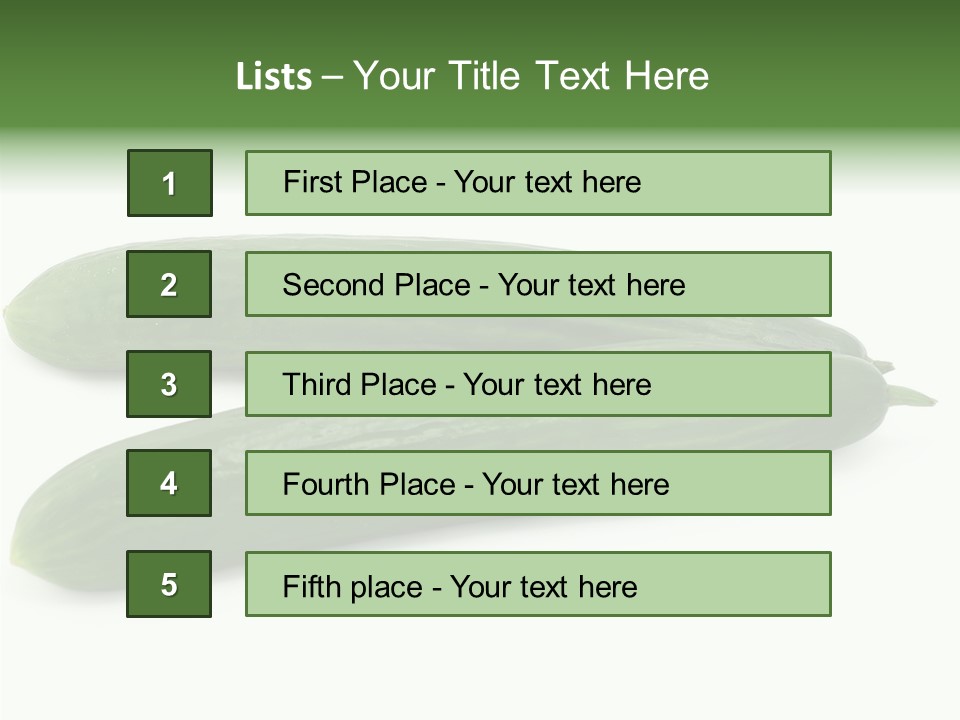 Reflecting Food Part PowerPoint Template