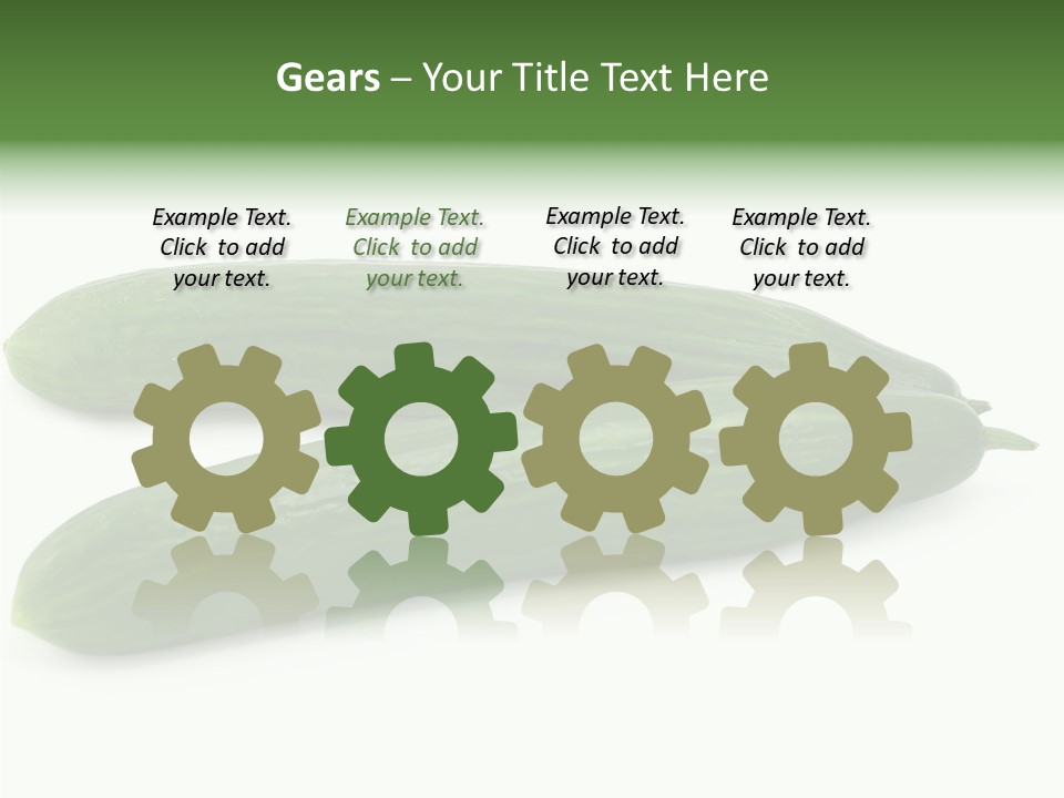 Reflecting Food Part PowerPoint Template