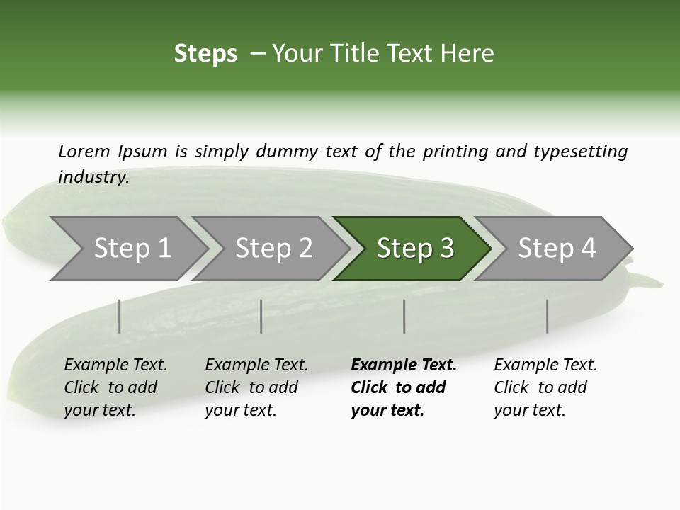 Reflecting Food Part PowerPoint Template