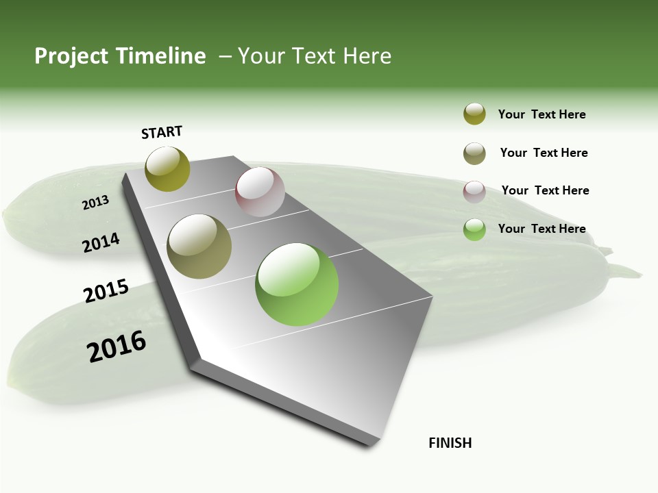 Reflecting Food Part PowerPoint Template