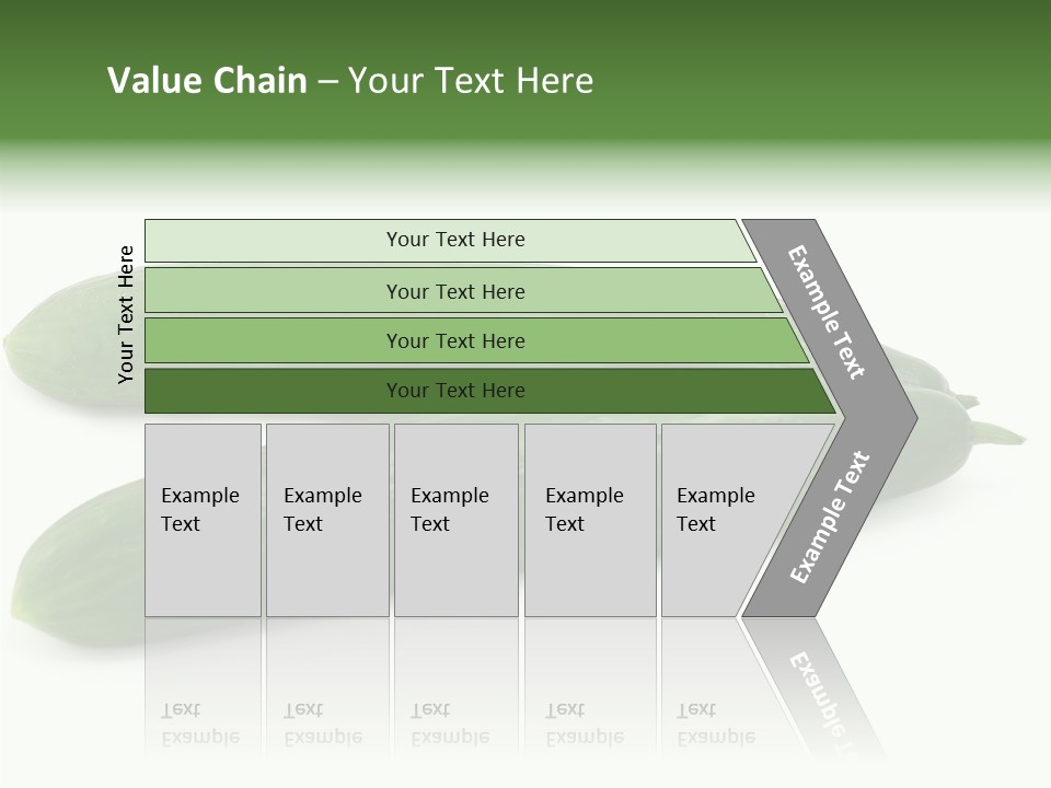 Reflecting Food Part PowerPoint Template