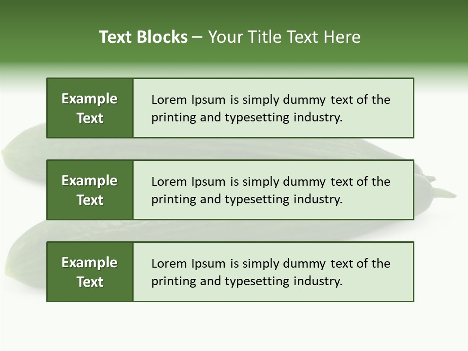 Reflecting Food Part PowerPoint Template