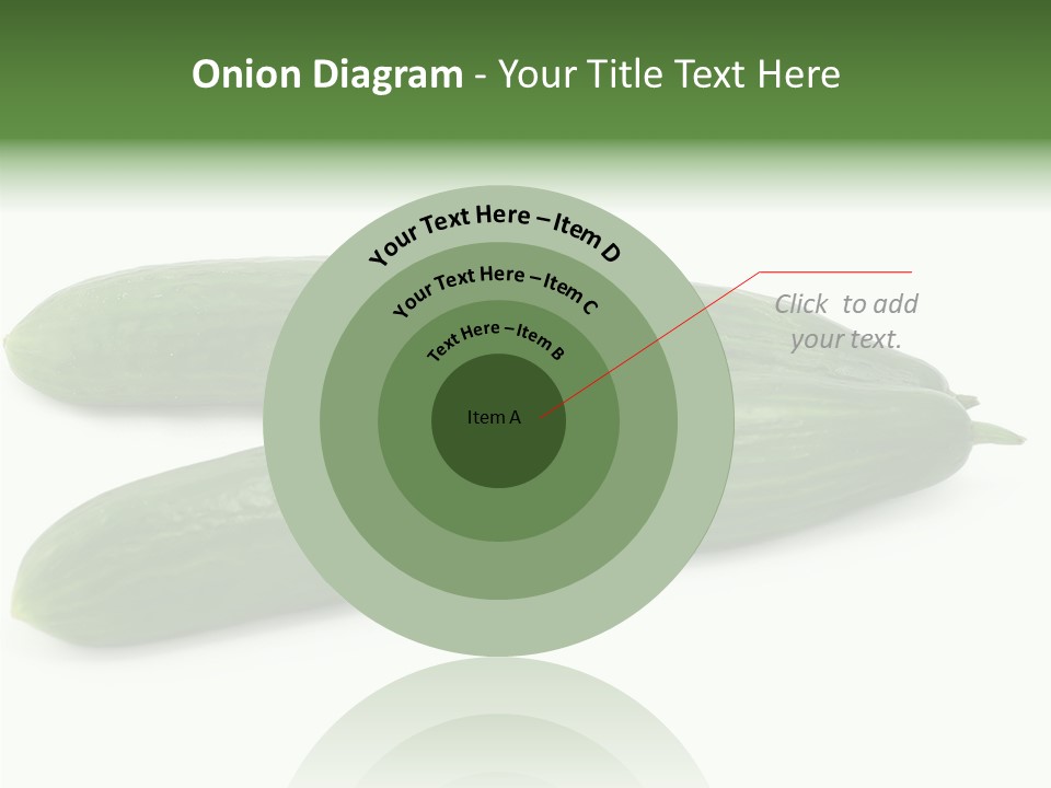 Reflecting Food Part PowerPoint Template