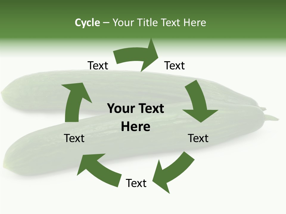 Reflecting Food Part PowerPoint Template