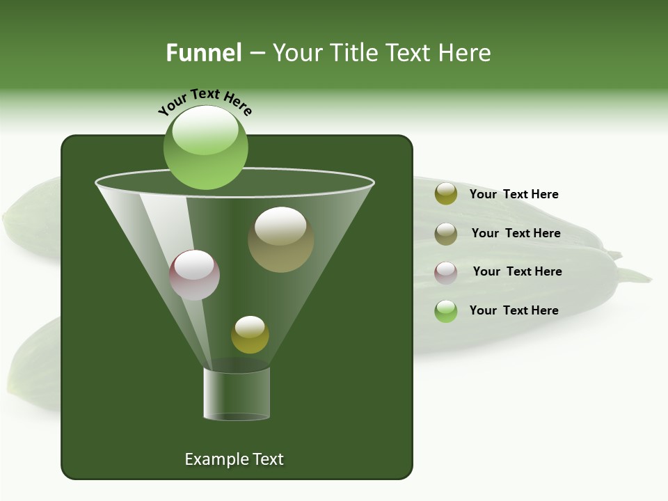 Reflecting Food Part PowerPoint Template