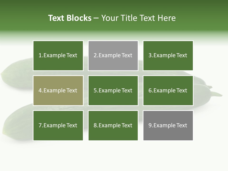 Reflecting Food Part PowerPoint Template