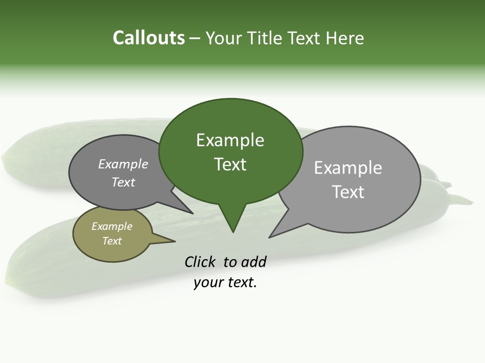 Reflecting Food Part PowerPoint Template