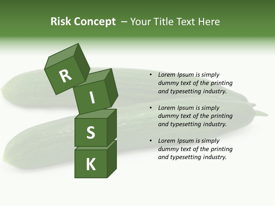 Reflecting Food Part PowerPoint Template