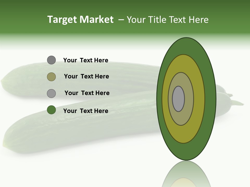 Reflecting Food Part PowerPoint Template