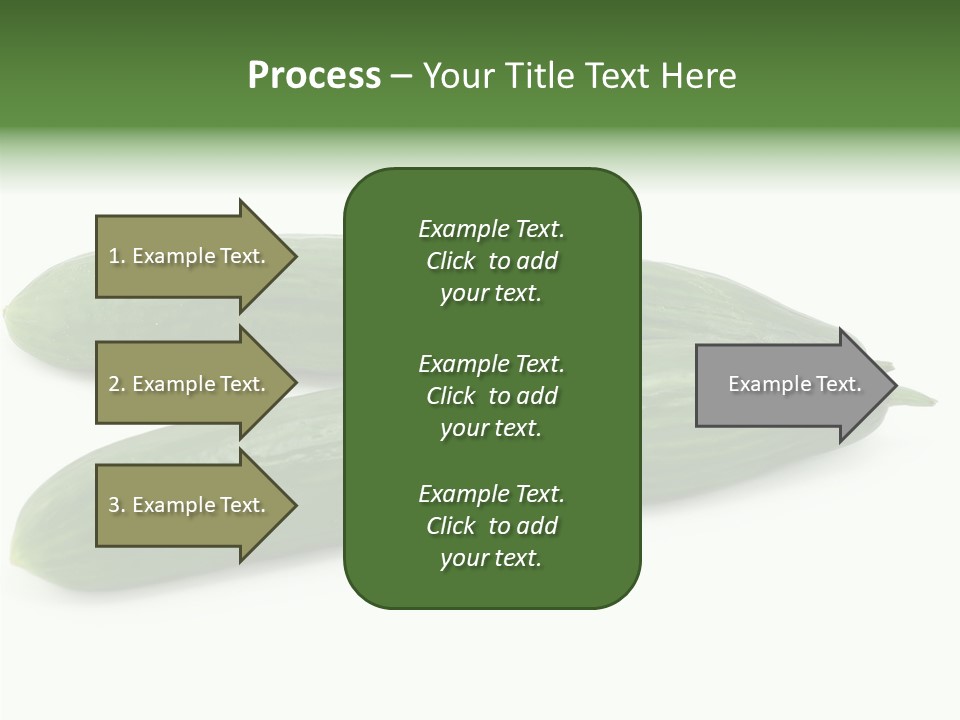 Reflecting Food Part PowerPoint Template