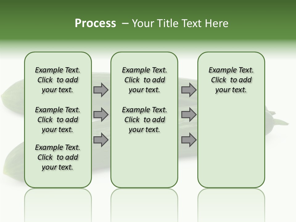 Reflecting Food Part PowerPoint Template