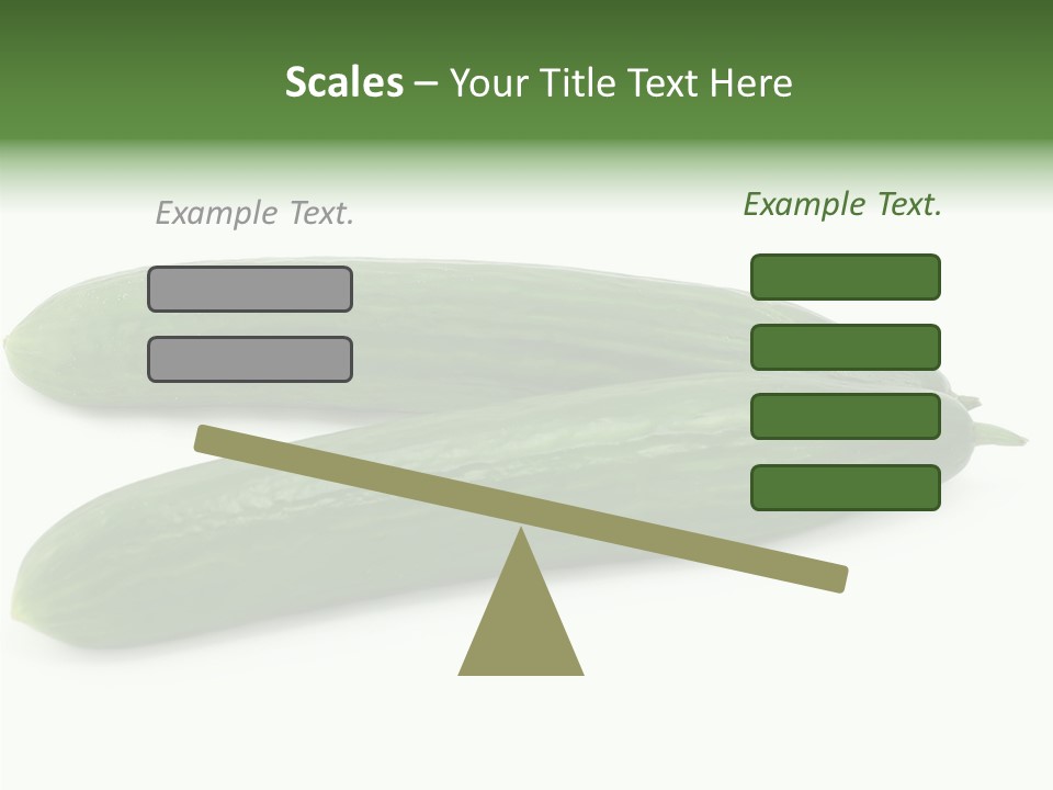 Reflecting Food Part PowerPoint Template