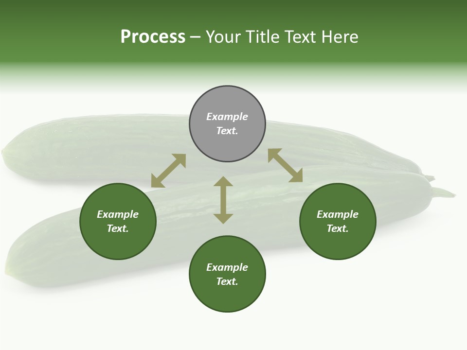 Reflecting Food Part PowerPoint Template