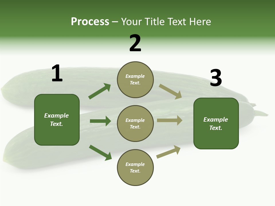 Reflecting Food Part PowerPoint Template