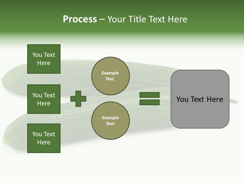 Reflecting Food Part PowerPoint Template