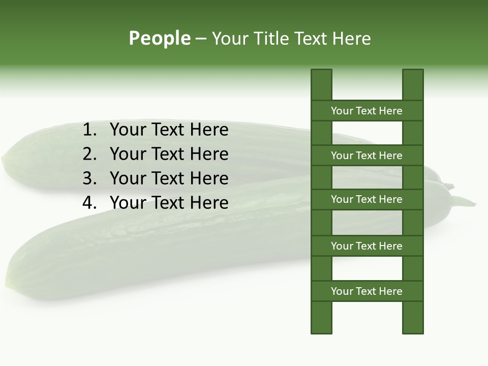 Reflecting Food Part PowerPoint Template