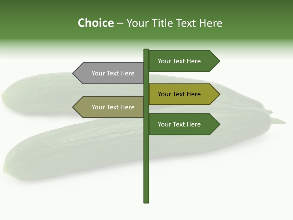 Reflecting Food Part PowerPoint Template