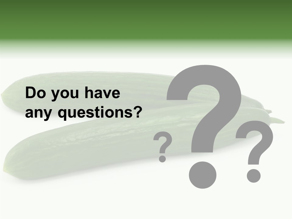 Reflecting Food Part PowerPoint Template