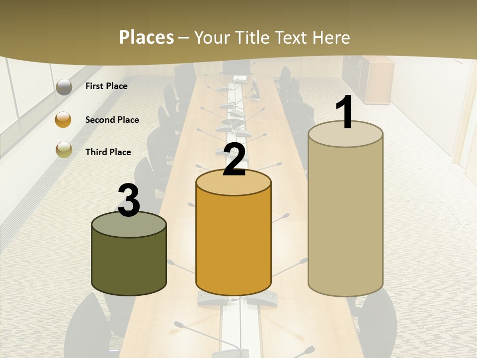 Hall Inside Doors PowerPoint Template