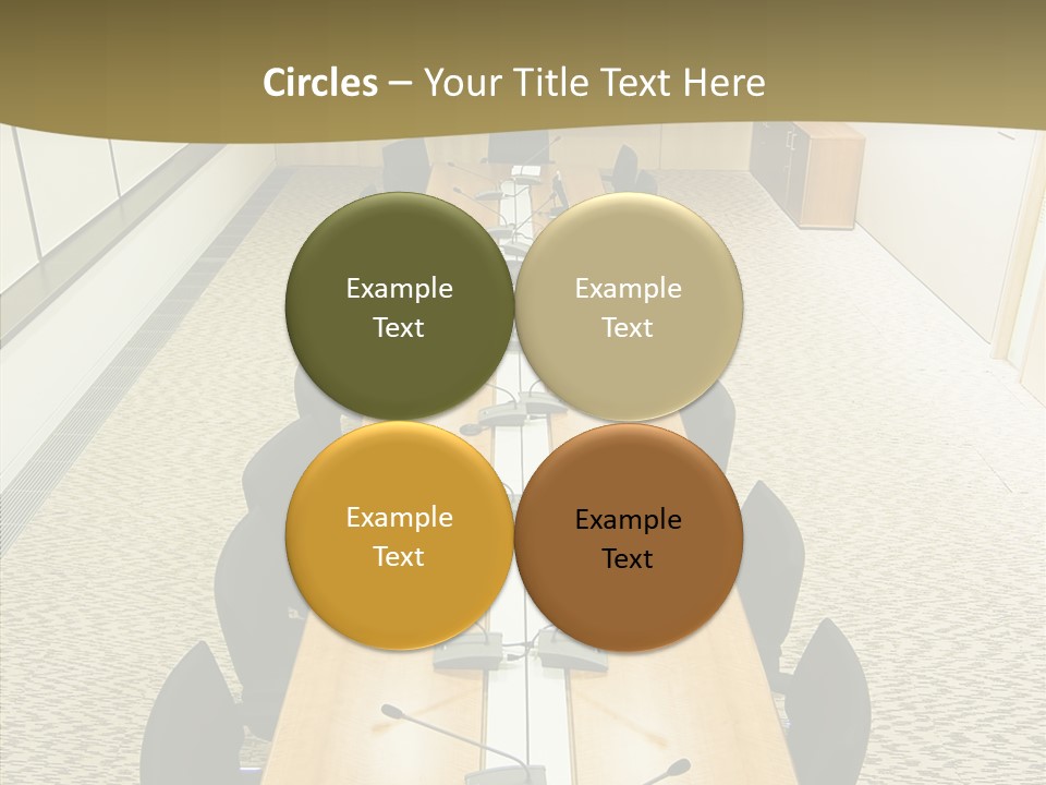 Hall Inside Doors PowerPoint Template