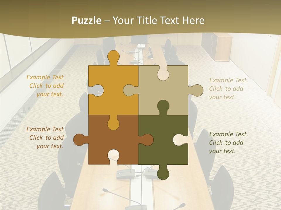 Hall Inside Doors PowerPoint Template