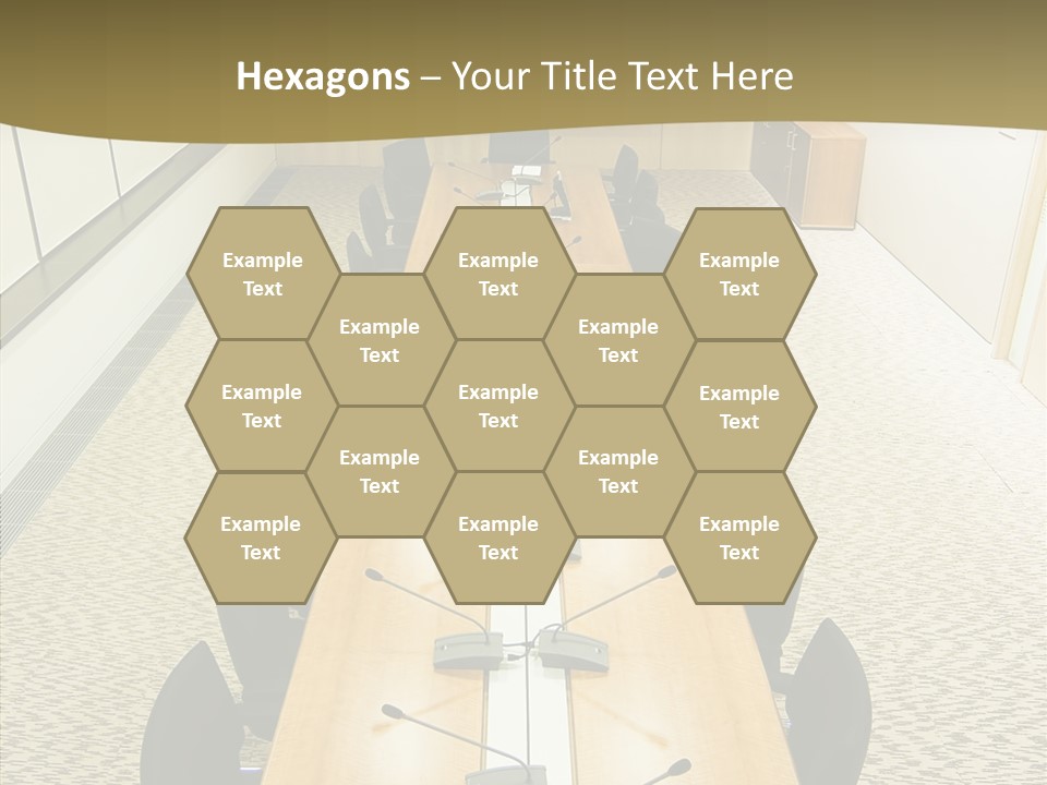 Hall Inside Doors PowerPoint Template