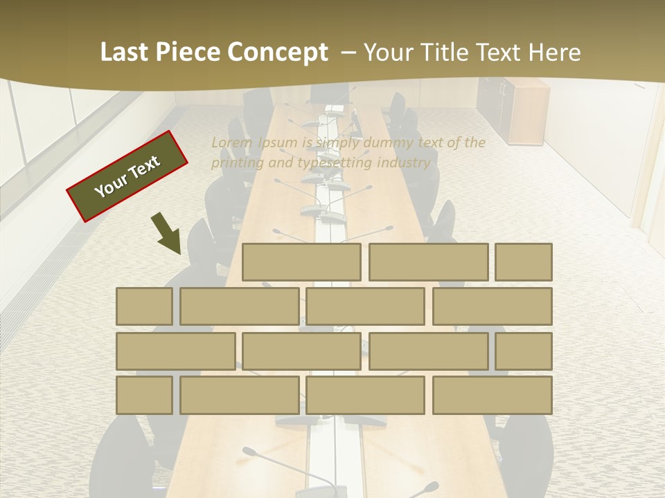 Hall Inside Doors PowerPoint Template