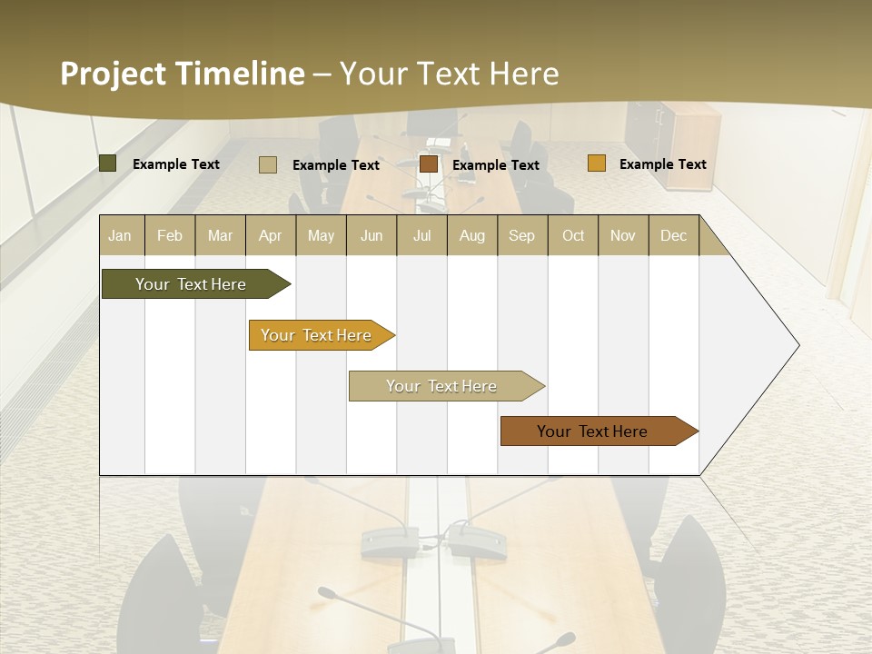 Hall Inside Doors PowerPoint Template