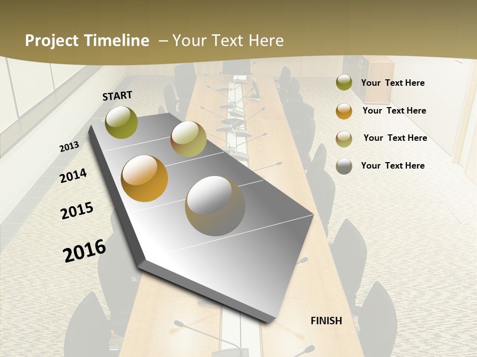 Hall Inside Doors PowerPoint Template