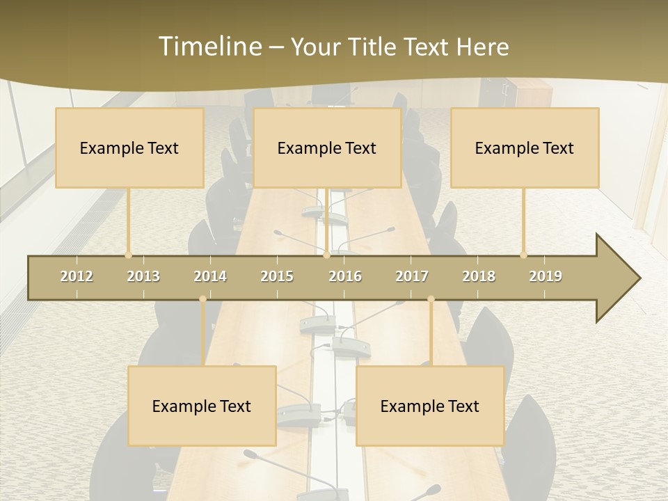 Hall Inside Doors PowerPoint Template