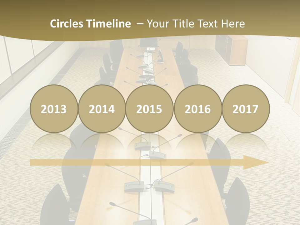 Hall Inside Doors PowerPoint Template