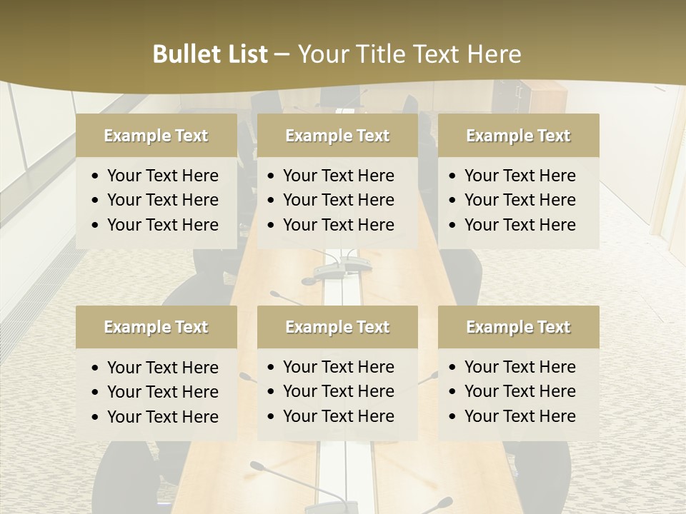 Hall Inside Doors PowerPoint Template
