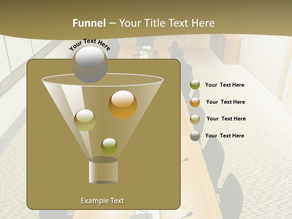 Hall Inside Doors PowerPoint Template